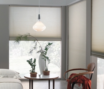 cellular shades in Hartford house